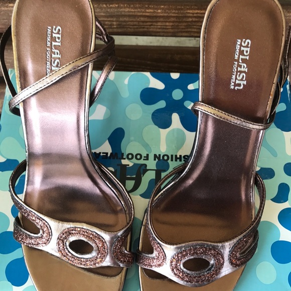 Splash Fashion Footwear Strappy Sandals Size 8 - Picture 2 of 7